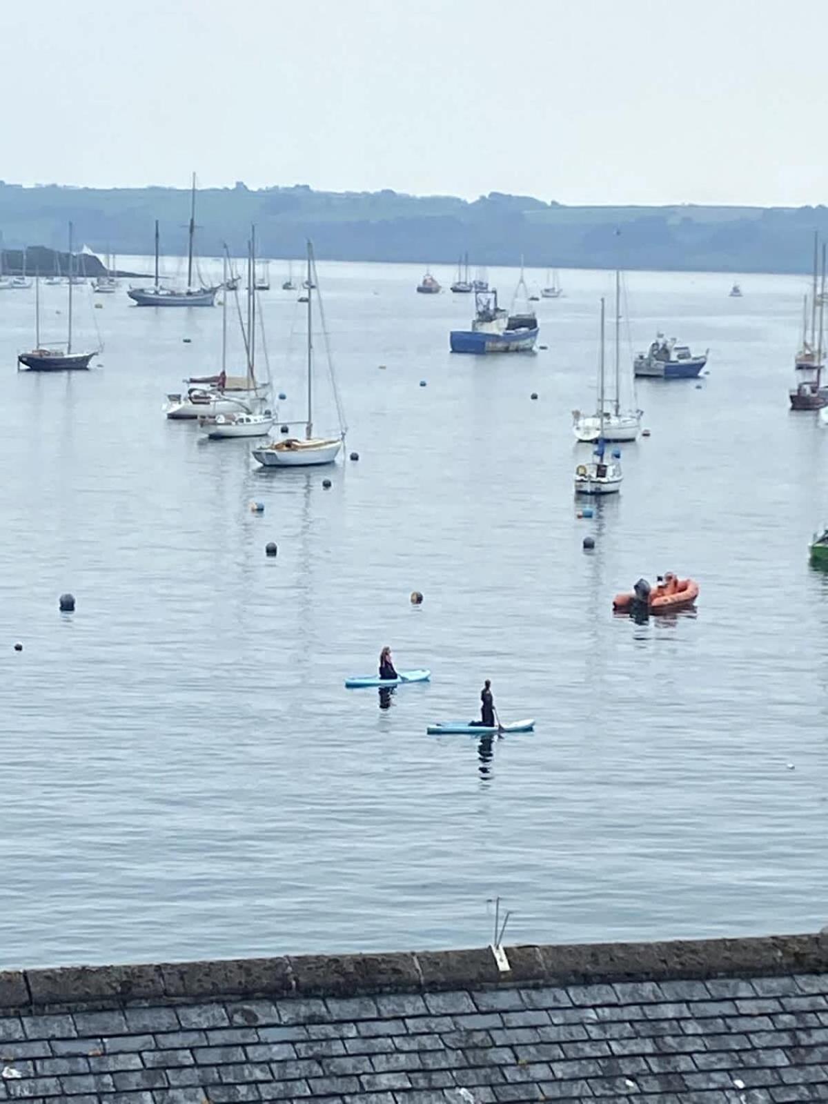 Stunning Waterfront Apartment With Spectacular Views & Parking At 'Captains Loft' Falmouth Buitenkant foto